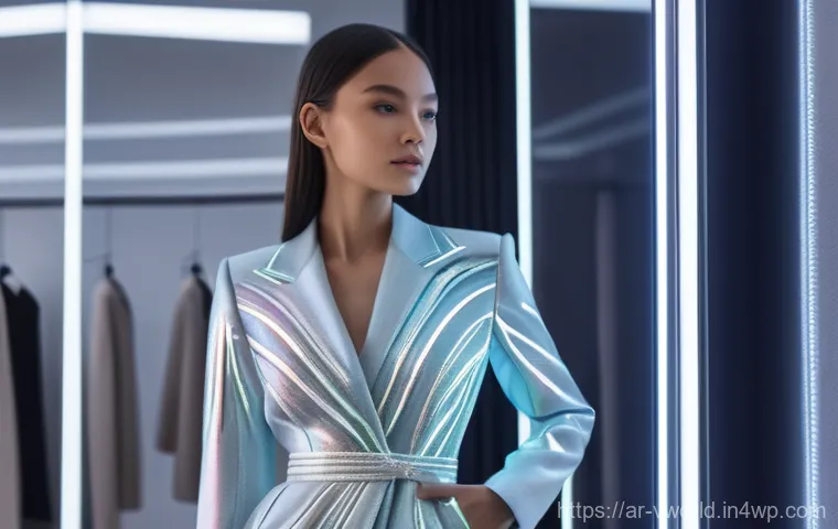 가상 현실 패션쇼의 장단점 - **Prompt 1: Global Virtual Fashion Spectacle**
    "A panoramic view of a groundbreaking virtual fas...